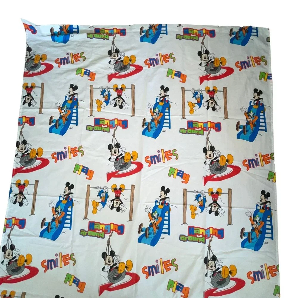 Rare Jay Franco Disney Mickey Mouse Clubhouse Twin Flat Fitted Sheets 2 Pieces